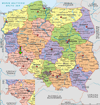 polska na mapie