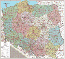 Mapa Polski z zumi