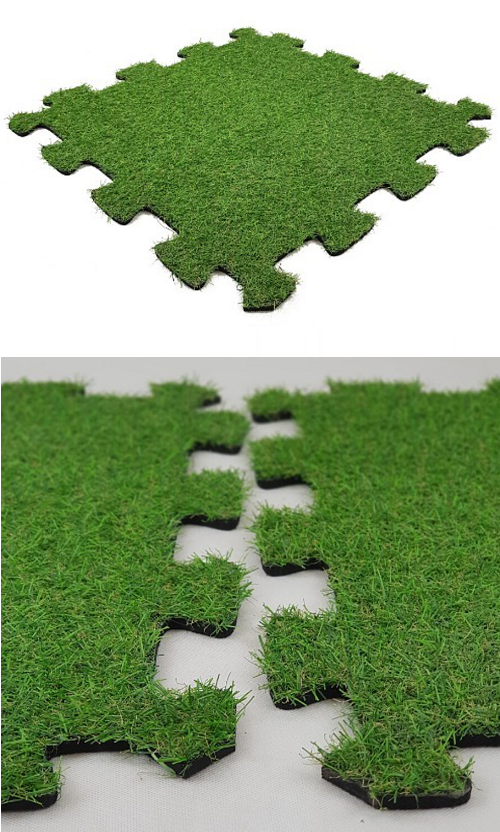 Artificial Grass Fake Astro Turf PUZZLE