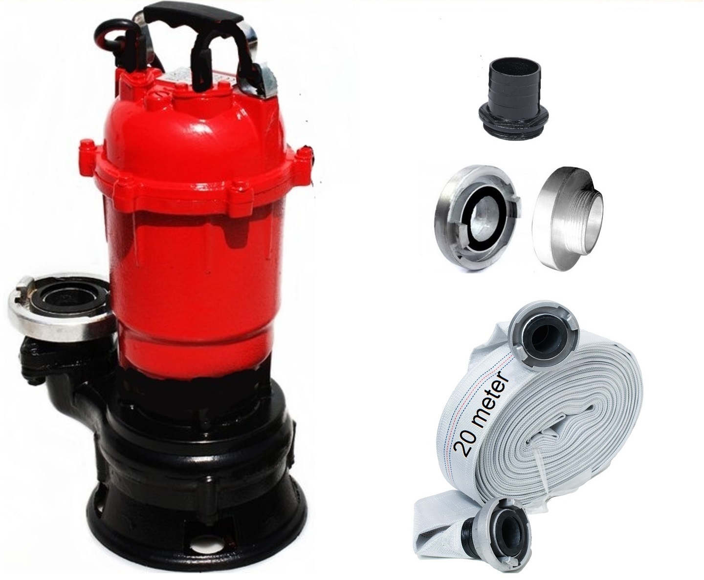3200W HEAVY DUTY SUBMERSIBLE ELECTRIC CLEAN DIRTY POND FLOOD SEWAGE