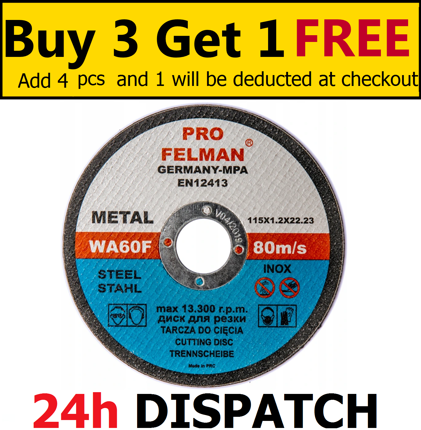 Metal Cutting Thin Discs 115mm 125mm 230mm Cutting Disc Angle Grinder